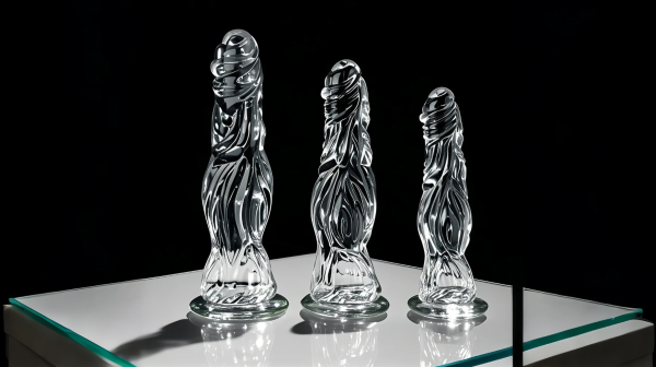 Transparent Shaped Dildo